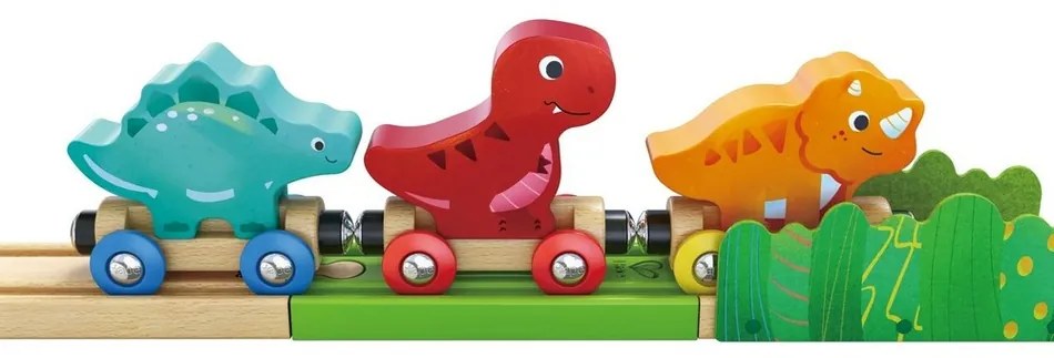 Pistă de tren Hape - dinozauri