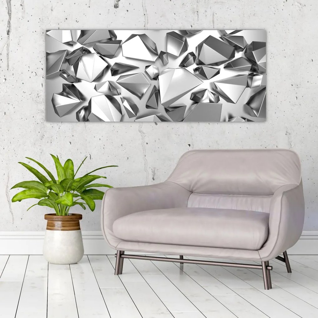 Tablou cu abstracție 3D (120x50 cm)