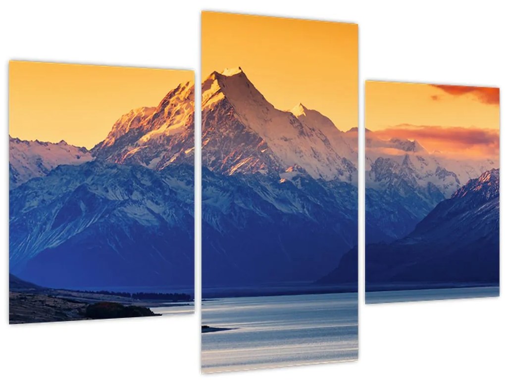 Tablou - Lacul Pukaki (90x60 cm)