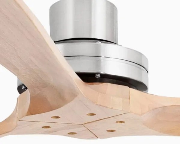 Ventilator de tavan FARO 33504DC LANTAU XL lemn/crom d. 168 cm + telecomandă
