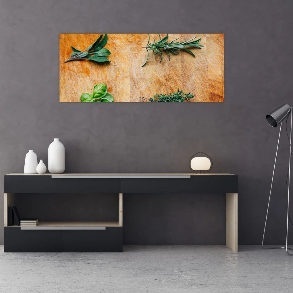 Tablou - Ierburi (120x50 cm)