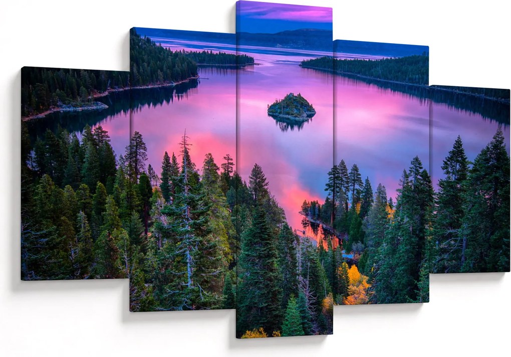 Tablou - Lacul Tahoe, Sierra Nevada, California, SUA (150x105 cm)