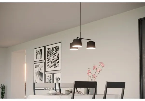 Lustră pe cablu CAGUANES 3xE27/40W/230V Eglo 900446