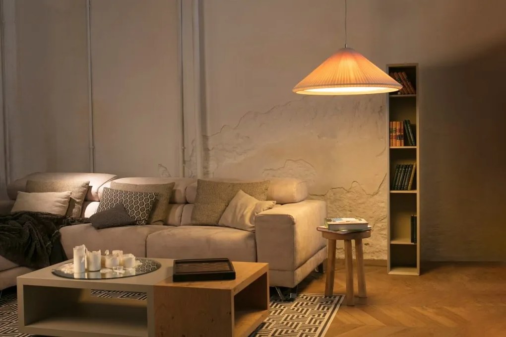 Lustra XXL suspendata design decorativ SAIGON IN 70cm Ivory white