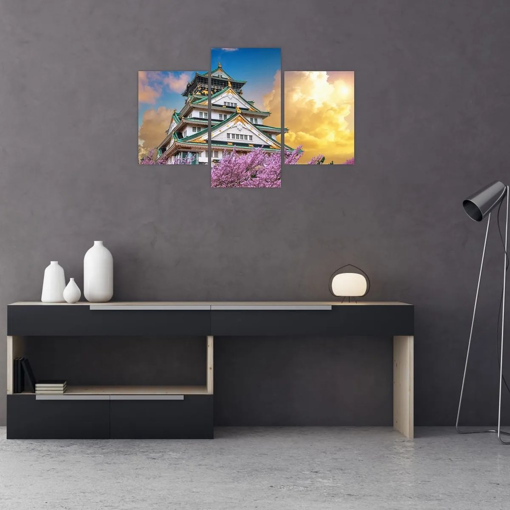 Tablou - Castelul Osaka (90x60 cm)