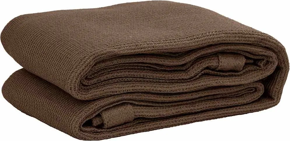 vidaXL Covor pentru cort, maro, 200x400 cm