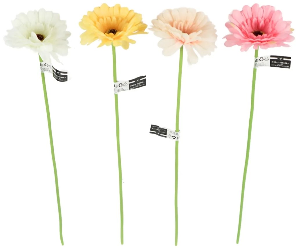 Floare artificiala GERBERA 47 cm - mai multe culori