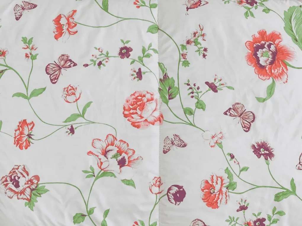 Set pilota pentru toate anotimpurile 140x200 cm din fibra siliconica cu perna 70x90 cm MEADOW FLOWERS