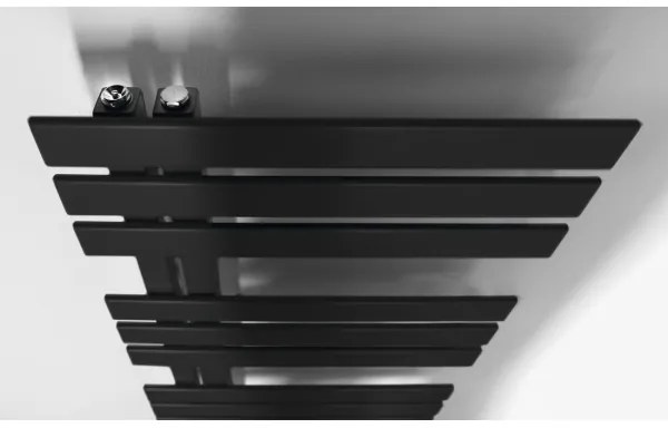 Sapho - Radiator de baie SILVANA, 561 W / 230 V, 50 x 123 cm, negru mat