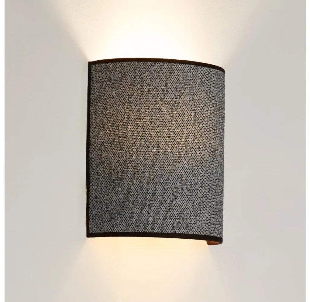 Aplică Brilagi SEMI 1xE27/15W/230V gri