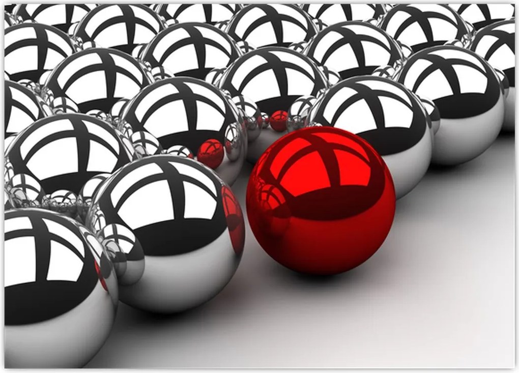 Tablou cu bile lucioase (70x50 cm)