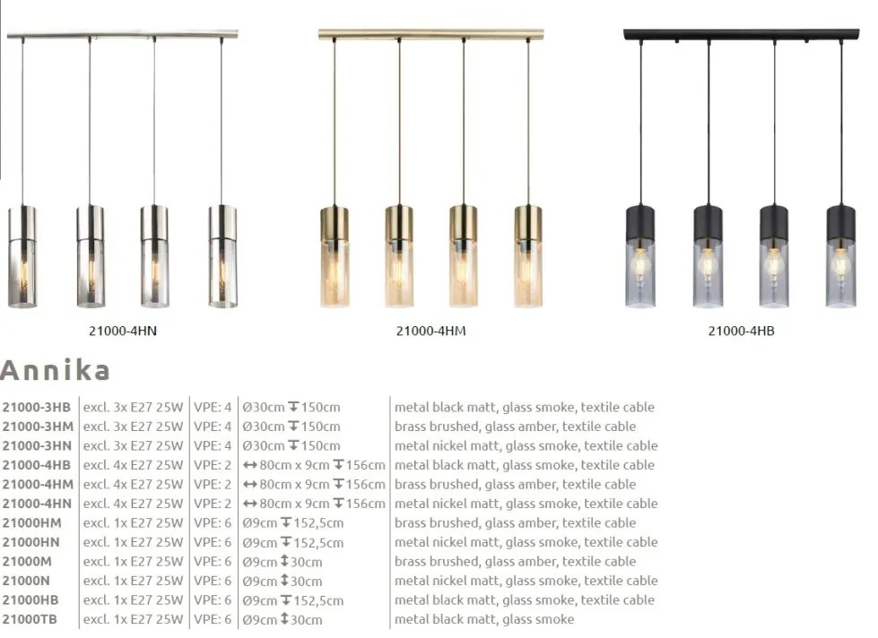 Veioza, lampa de masa design modern Annika