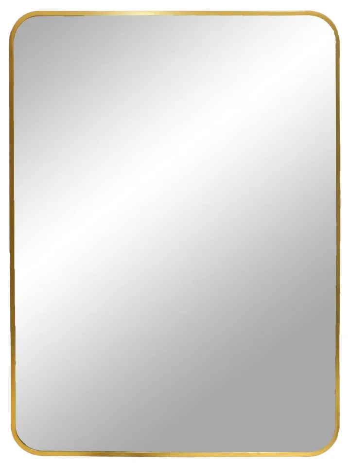 Oglindă Madrid din aluminiu, efect de cupru, 50x70 cm