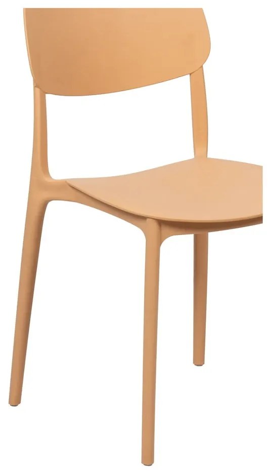 Scaun de grădină piersică din plastic Hébé – Bonami Essentials