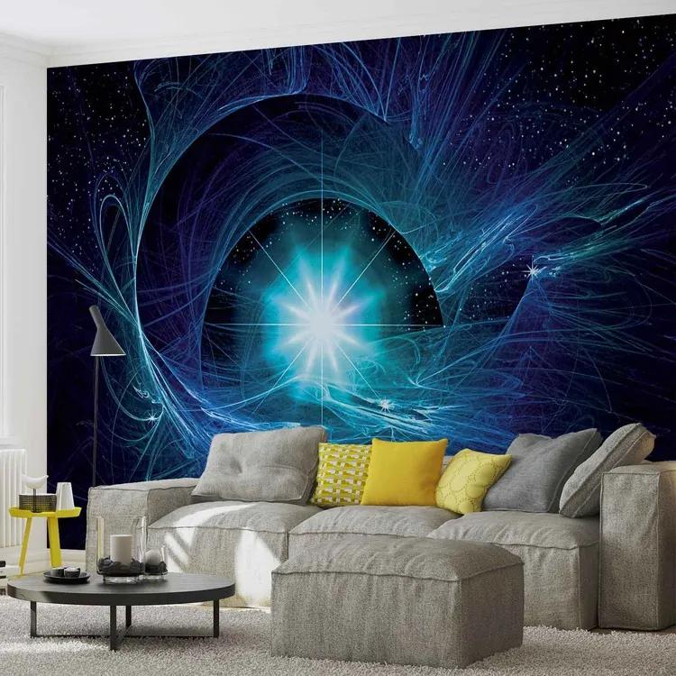 Cosmic Star Abstract Fototapet, (416 x 254 cm)