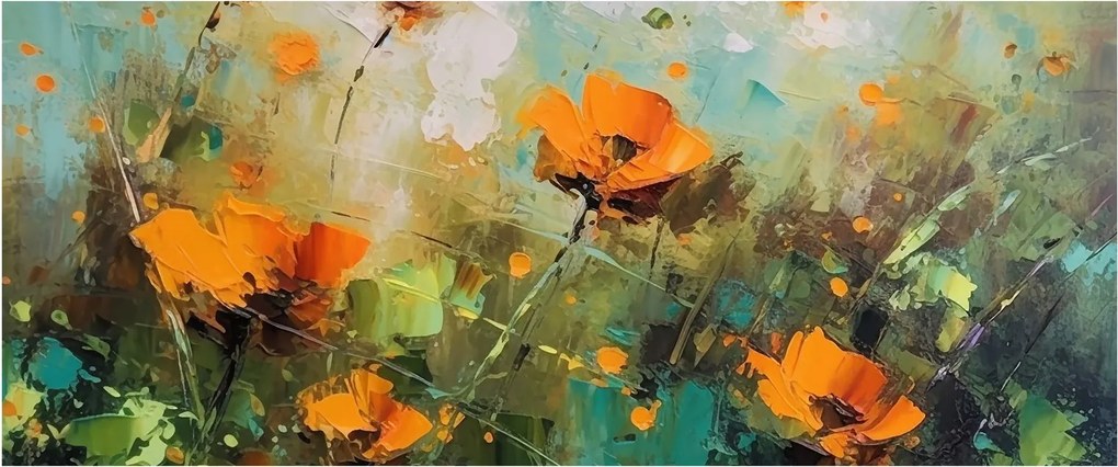 Tablou - Flori (120x50 cm)