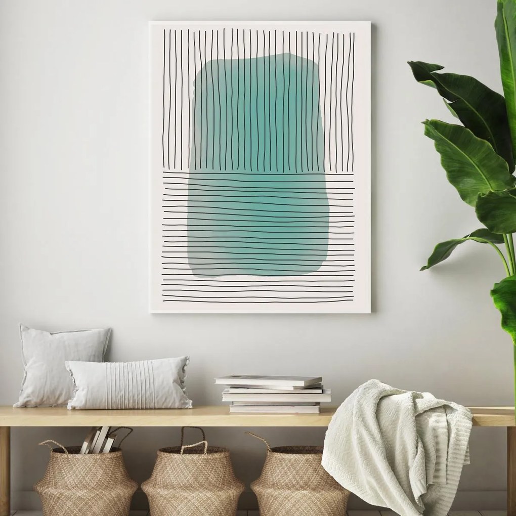 Poster - Abstracție pictată (A4)