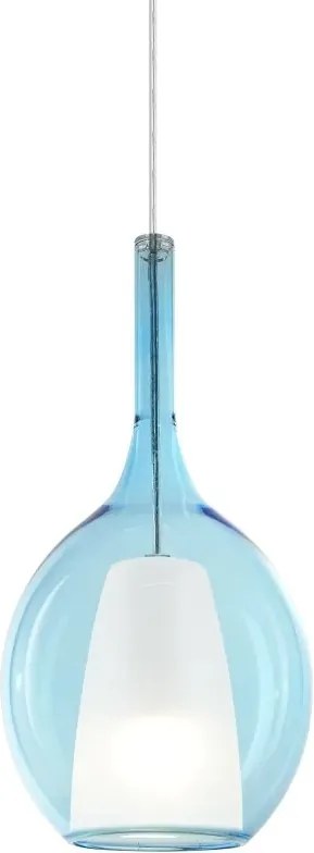Lustra, Pendul din sticla KALIQUE-2 SP1 D18 AZZURRO