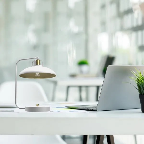 Lampă de masă FELIX 1xE27/60W/230V alb