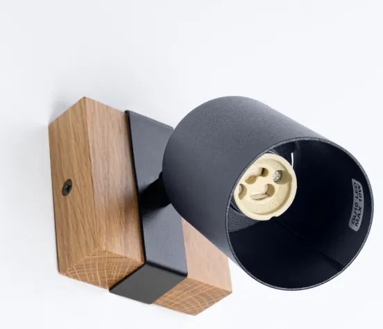 Spot de perete Sollux SL.1343 FAGER 1xGU10/10W/230V negru