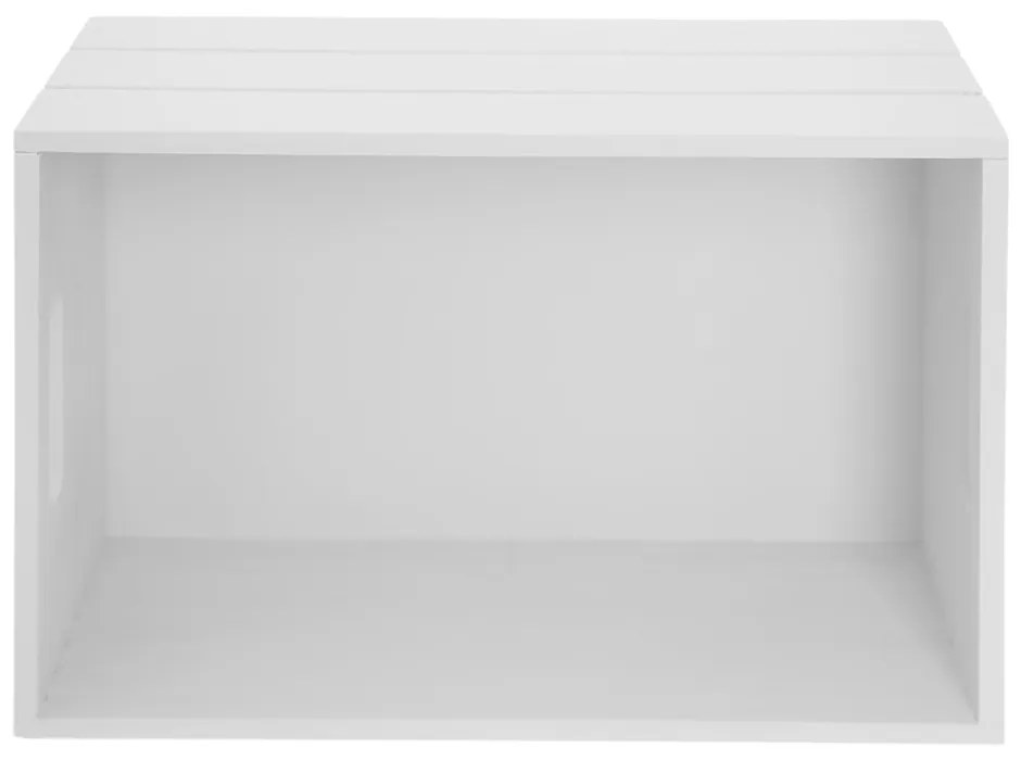 Cutie de depozitare albă din lemn 36x26x15 cm – Orion