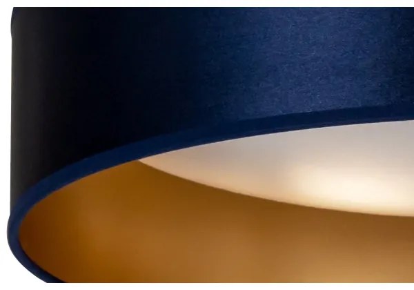 Plafonieră LED Duolla ROLLER LED/24W/230V d. 45 cm albastru/auriu