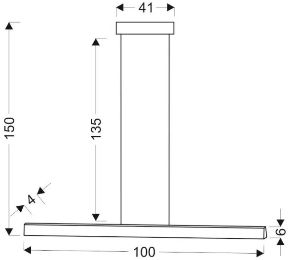 Lustră LED pe cablu COCONUT LED/28W/230V