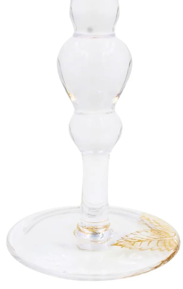 Pahar apă, Pip Studio, Golden Flower, 360ml, colecția Royal White