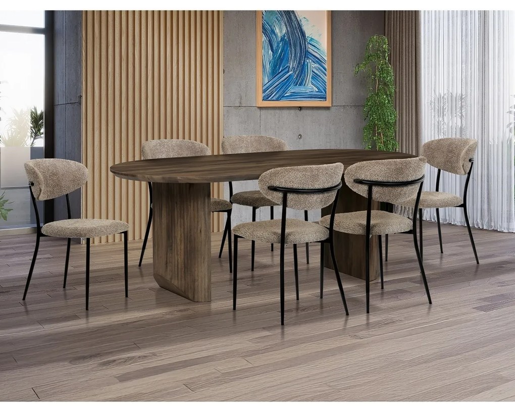 Set de scaune de sufragerie CT-W1021 LAN2, 4 buc