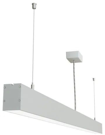 Lustră LED pe cablu LOOK LED/58W/230V 4000K 150 cm argintie APLED