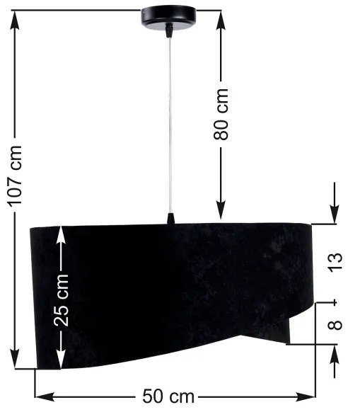 Lustră pe cablu GALAXY 1xE27/60W/230V