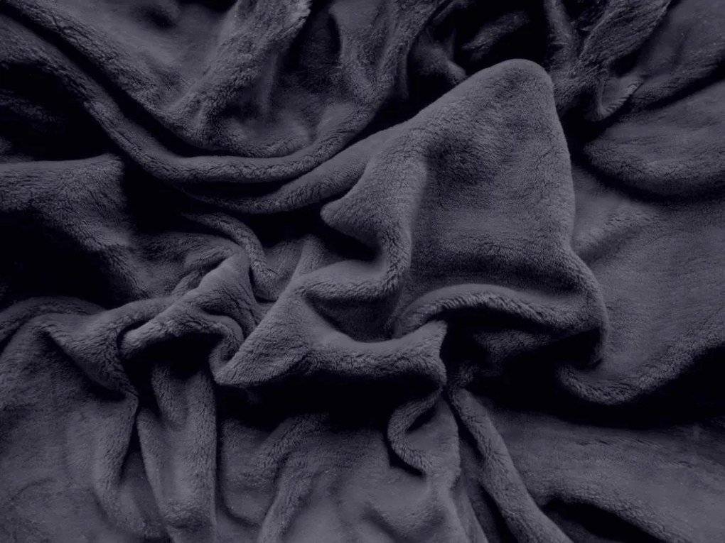 Cearsaf Cocolino microplus cu elastic SOFT 180x200 cm gri antracit