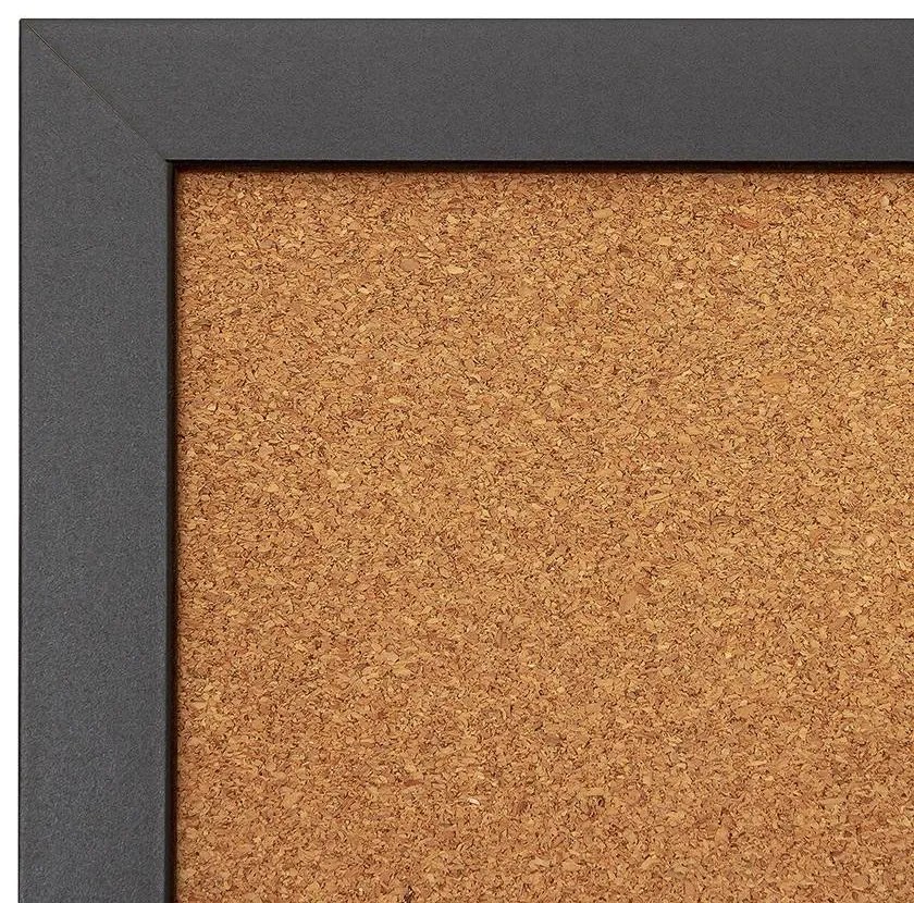 Tablă Combi Board / plută 60 × 90 cm, neagră