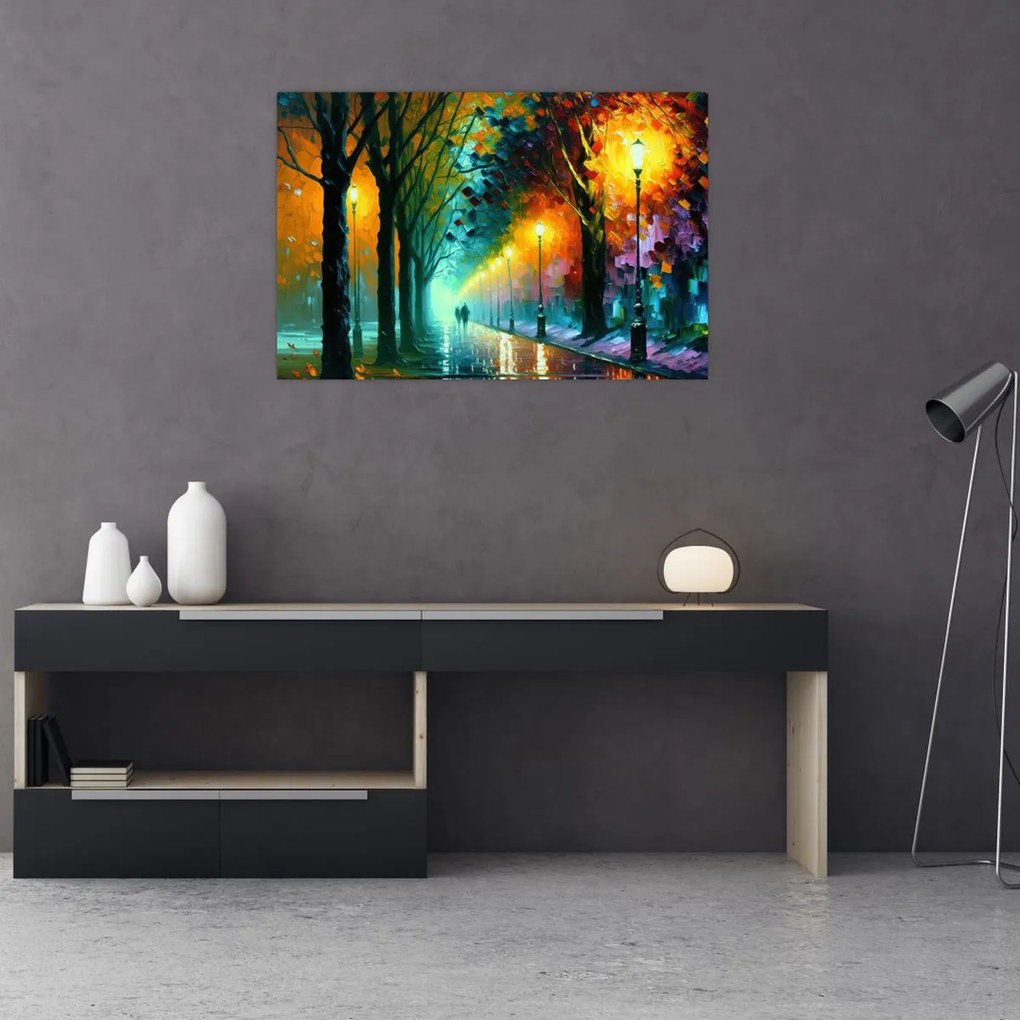 Tablou - Plimbare de noapte (90x60 cm)