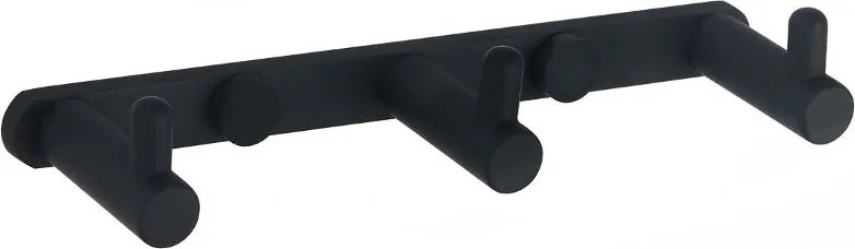 Mexen cârlig triplu pentru prosop, negru - 709163-70