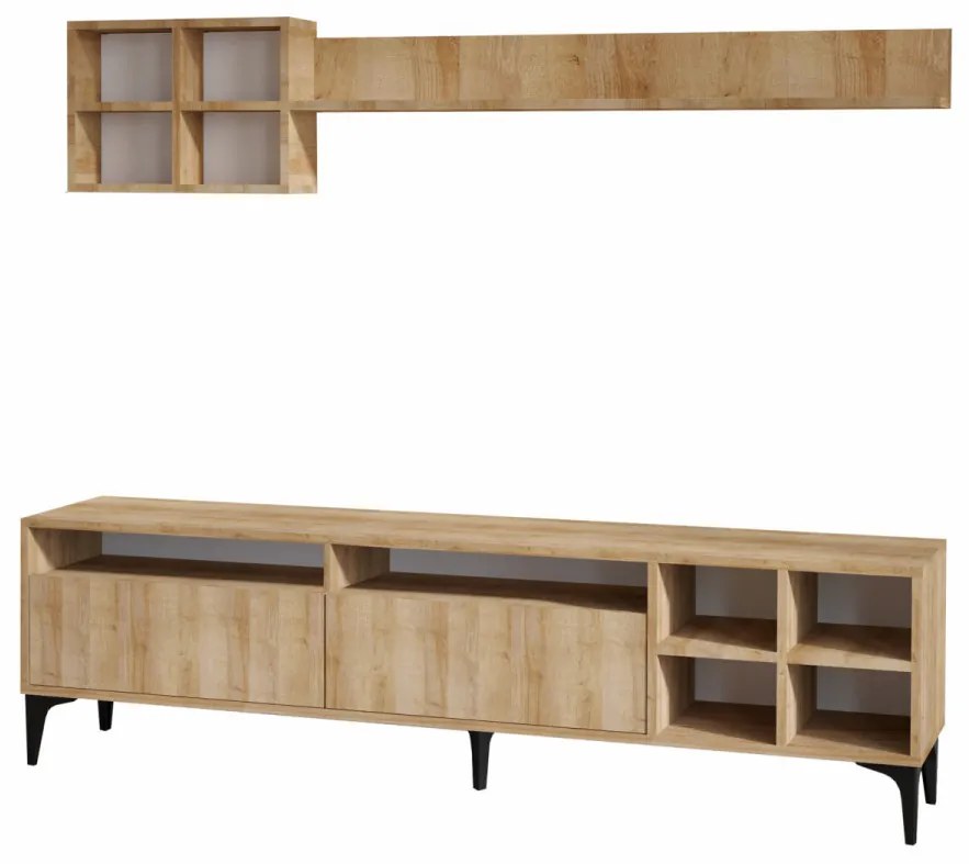Ansamblu Comoda TV Debbie, Stejar