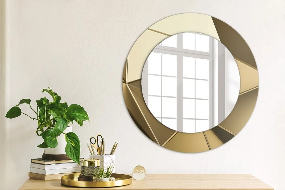 Decor oglinda rotunda Abstracție modernă fi 50 cm