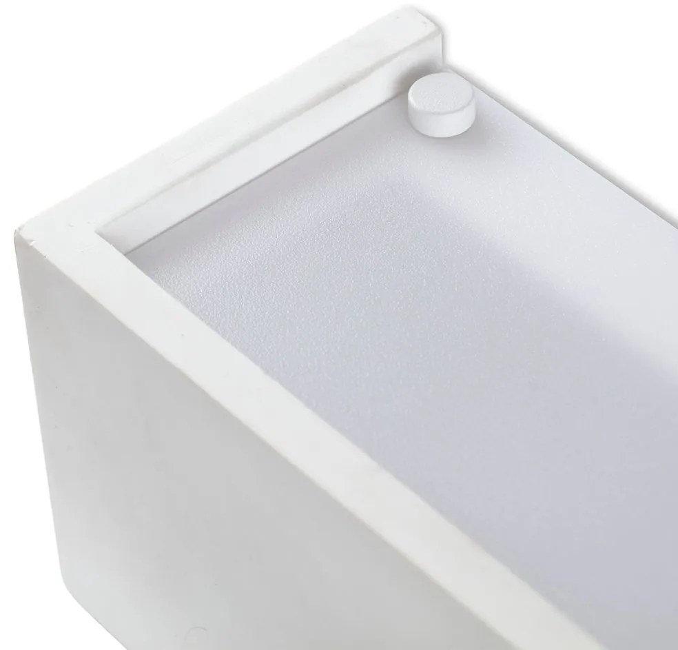 Aplica de perete din ghips MILO 280 White