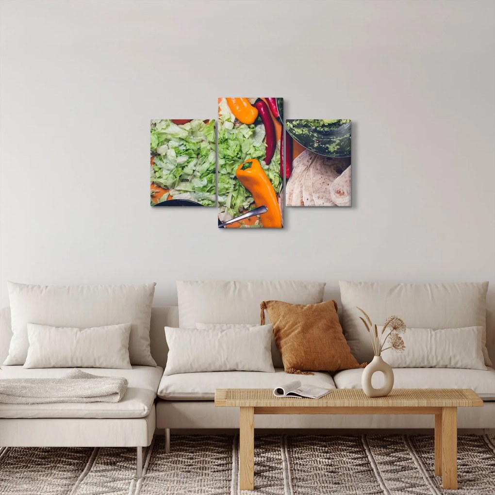 Tablou cu legume (90x60 cm)