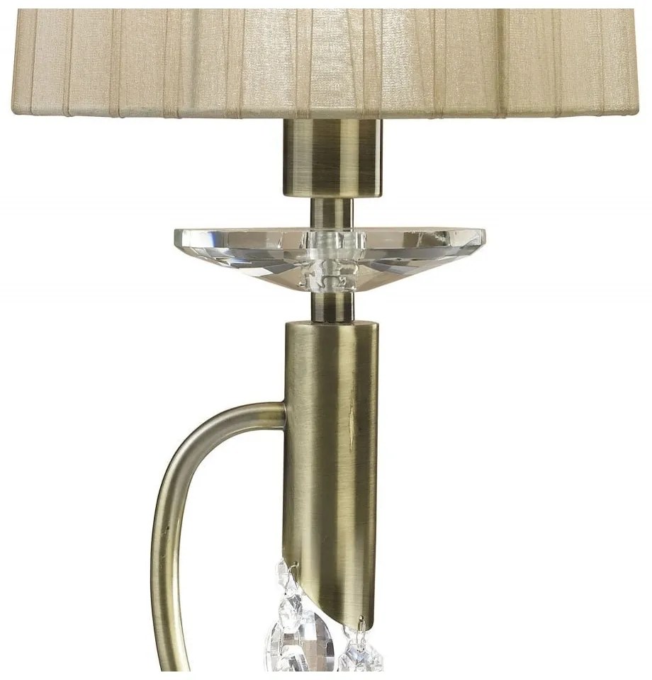 Veioza, Lampa de masa eleganta Tiffany alama antique/ abajur soft bronz