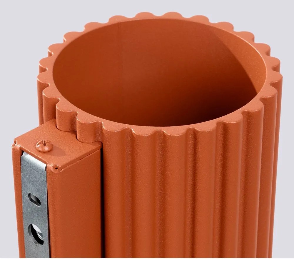 Aplică de perete portocalie ø 10 cm Zora – Sollux