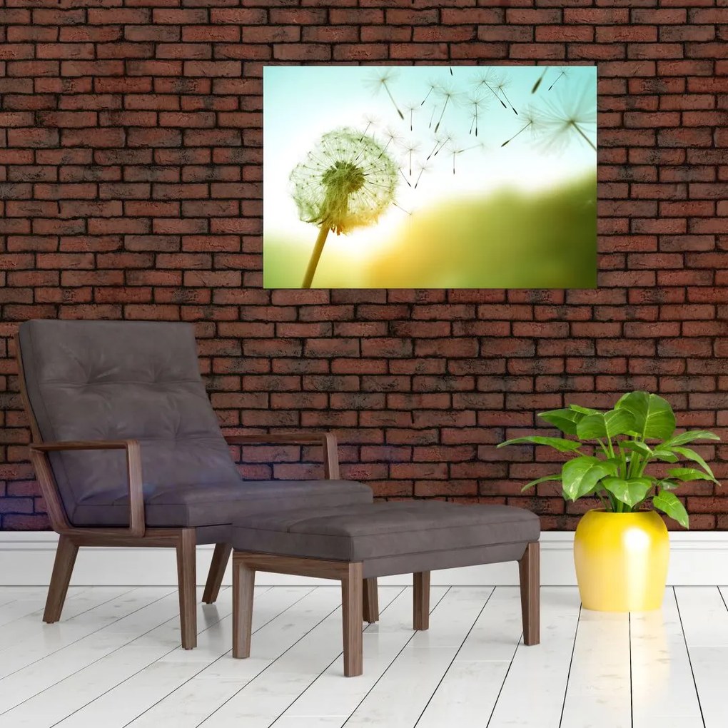 Tablou - Păpădia în vânt (90x60 cm)