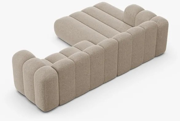 Coltar Lupine 4 locuri chenille Eden L260 cm