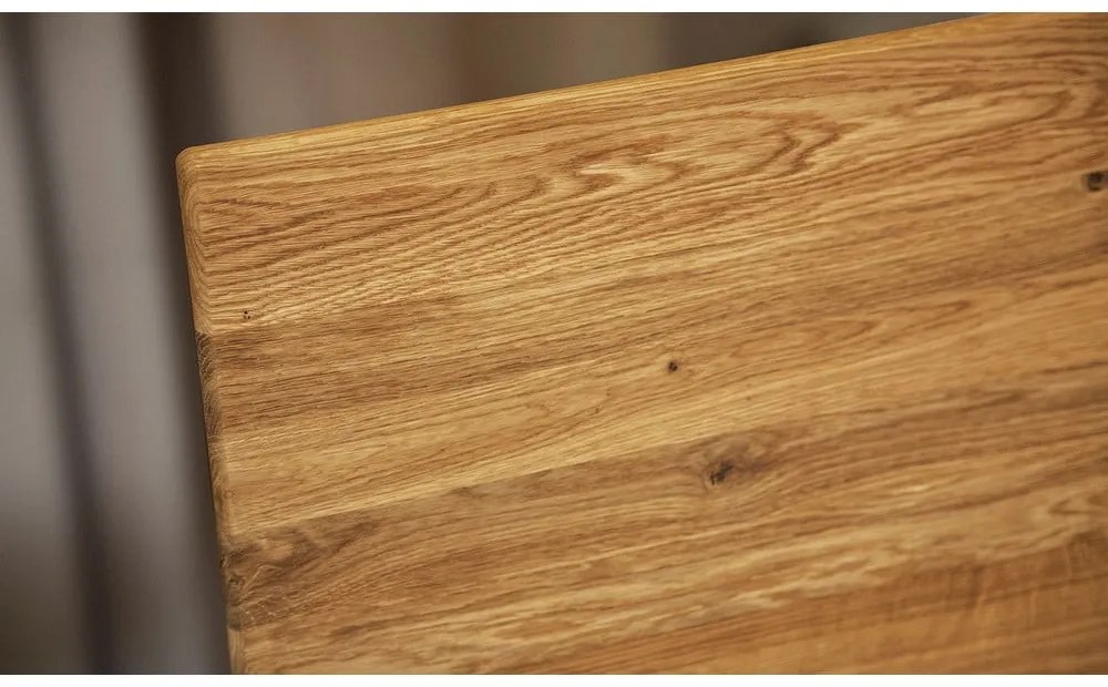 Pat dublu din lemn de stejar 160x200 cm Greg 1 - The Beds