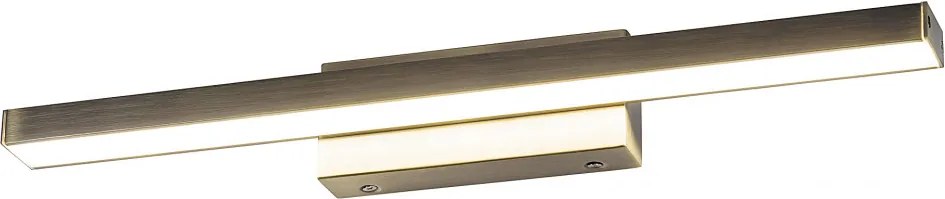 Rábalux John 5721 aplice perete pentru baie  bronz   metal   LED 12W   1080 lm  4000 K  IP44   A+