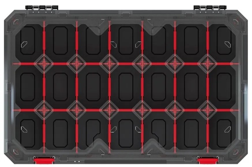 Organizator servieta 59,8 x 39 x 11 cm, separatoare, negru