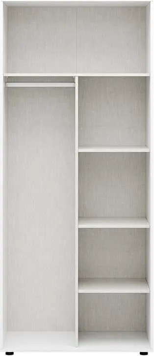 Dulap Haine Adore Oryana cu 5 rafturi si umeras, 90 x 210 x 62 cm