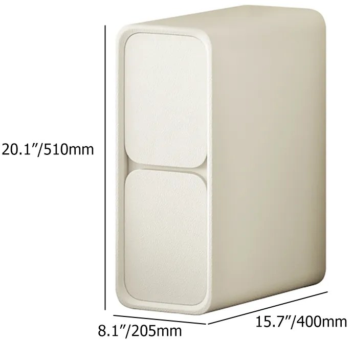 Noptieră Modernă DEPRIMO 44181 în culorile Off-Belă: Accesoriu perfect pentru dormitorul tău | Noptiere elegante și funcționale în România by Deprimo