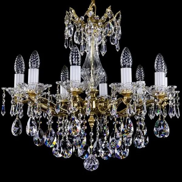 Candelabru Cristal Bohemia Exclusive 10 brate, diam.62cm KATHERINE X. CE