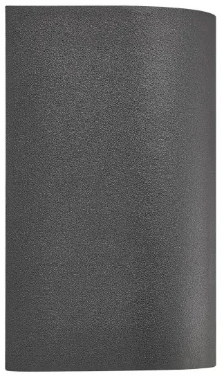 Nordlux - Aplica de perete pentru exterior CANTO 2xGU10/28W/230V IP44 neagră